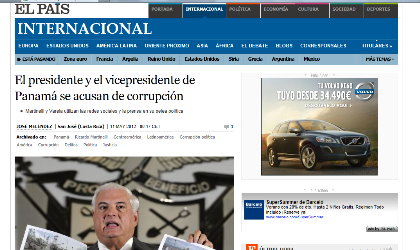El enfrentamiento de Martinelli y Varela, tambien en medios espa�oles